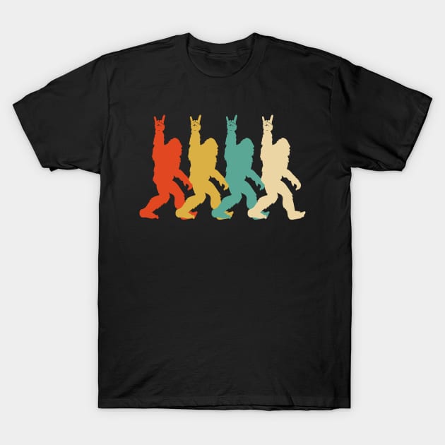 Funny Bigfoot Rock And Roll For Sasquatch Believers T-Shirt by Gtrx20